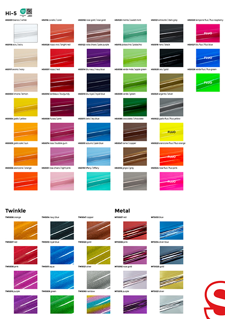 Siser Color Chart 2018