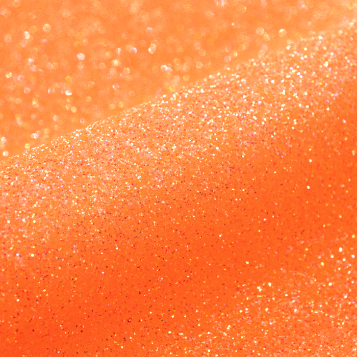 Siser® Orange Glitter Heat Transfer Vinyl (HTV)